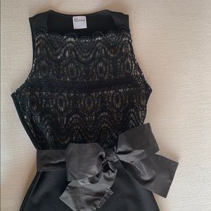 RED Valentino black cocktail dress size S